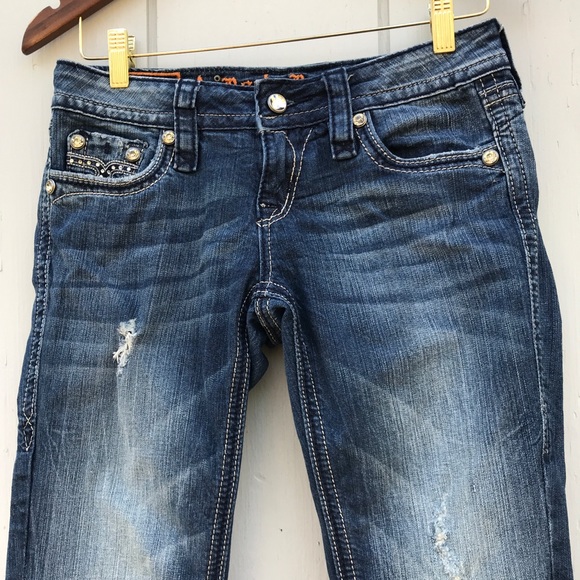 Rock Revival 🔥 Sora Skinny Distressed Jeans - Picture 4 of 14